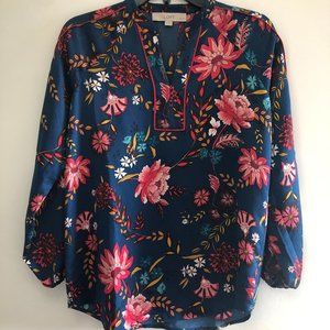 Floral Silk Blouse